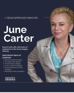 June Carter is the RESA Coaching Mentor For Home Stagers